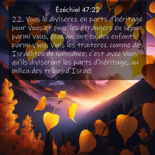 image nature avec verset biblique de la Bible