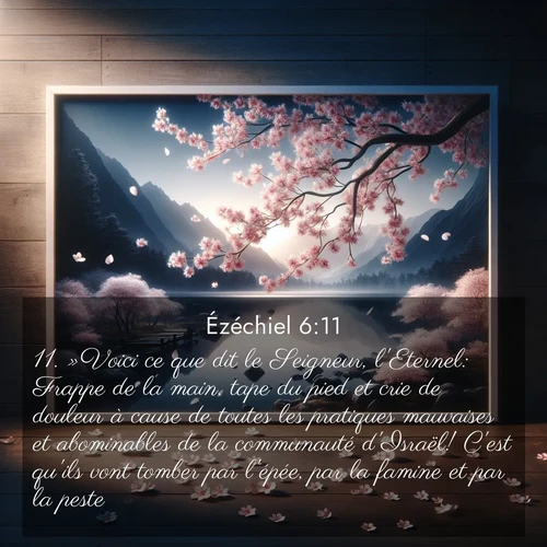image nature avec verset biblique de la Bible
