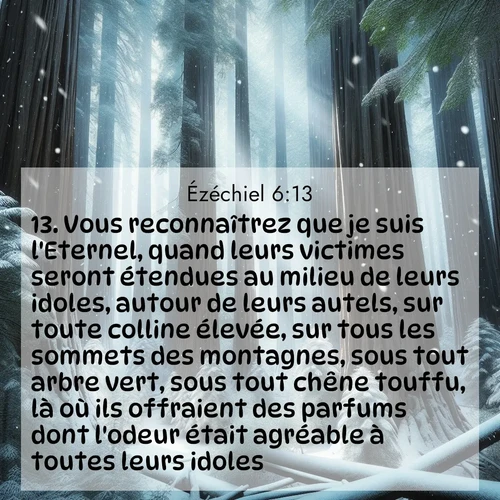 image nature avec verset biblique de la Bible