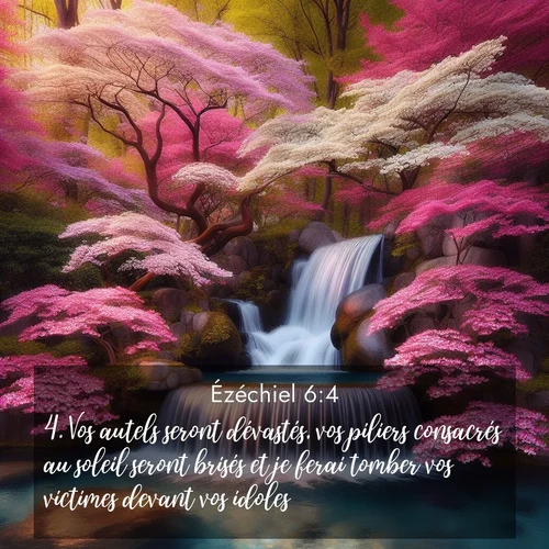 image nature avec verset biblique de la Bible