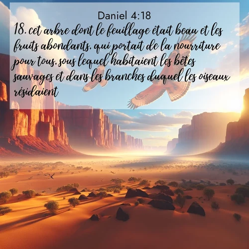image nature avec verset biblique de la Bible