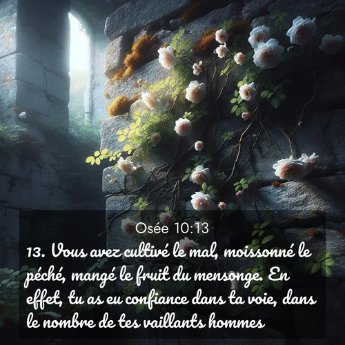 image nature avec verset biblique de la Bible