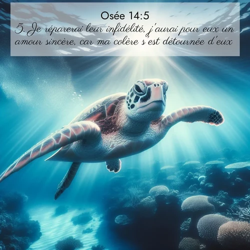 image nature avec verset biblique de la Bible