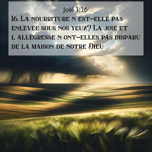 image nature avec verset biblique de la Bible