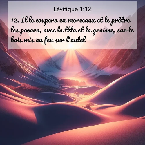 image nature avec verset biblique de la Bible