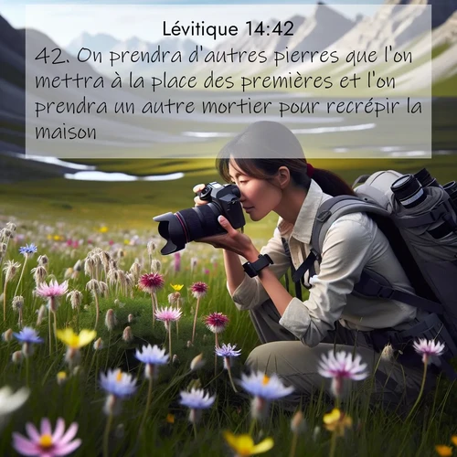 Segond21 Lévitique  ; image nature: image avec le verset biblique :On prendra d&#039;autres pierres que l&#039;on mettra à la place des premières et l&#039;on prendra un autre mortier pour recrépir la maison. ;  ; 14:42