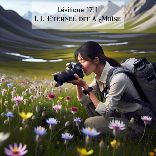 Segond21 Lévitique  ; image nature: image avec le verset biblique :L&#039;Eternel dit à Moïse: ;  ; 17:1