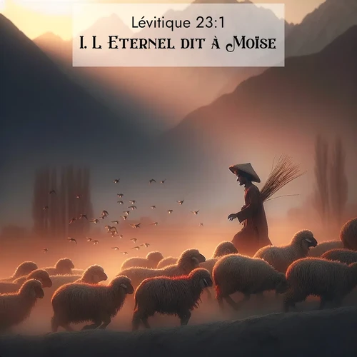 Segond21 Lévitique  ; image nature: image avec le verset biblique :L&#039;Eternel dit à Moïse: ;  ; 23:1
