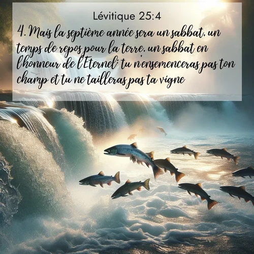 Segond21 Lévitique  ; image nature: image avec le verset biblique :Mais la septième année sera un sabbat, un temps de repos pour la terre, un sabbat en l&#039;honneur de l&#039;Eternel: tu n&#039;ensemenceras pas ton champ et tu ne tailleras pas ta vigne, ;  ; 25:4