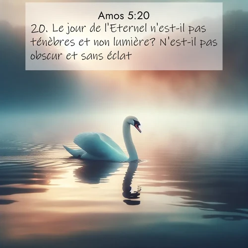 Segond21 Amos  ; image nature: image avec le verset biblique :Le jour de l&#039;Eternel n&#039;est-il pas ténèbres et non lumière? N&#039;est-il pas obscur et sans éclat? ;  ; 5:20