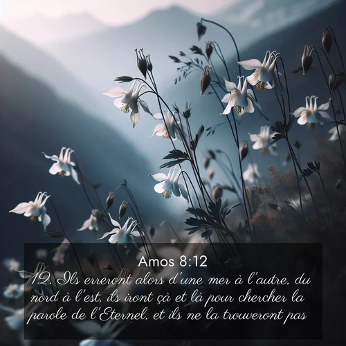 image nature avec verset biblique de la Bible