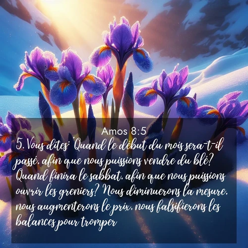 image nature avec verset biblique de la Bible