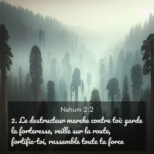 image nature avec verset biblique de la Bible