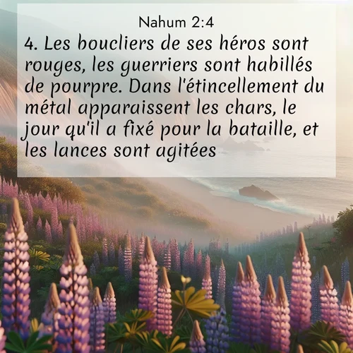 image nature avec verset biblique de la Bible