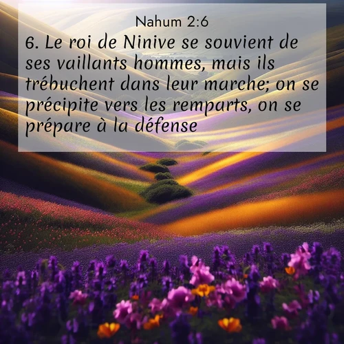 image nature avec verset biblique de la Bible