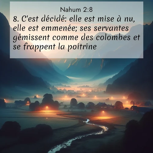 image nature avec verset biblique de la Bible