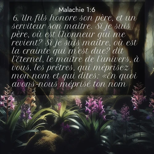 image nature avec verset biblique de la Bible