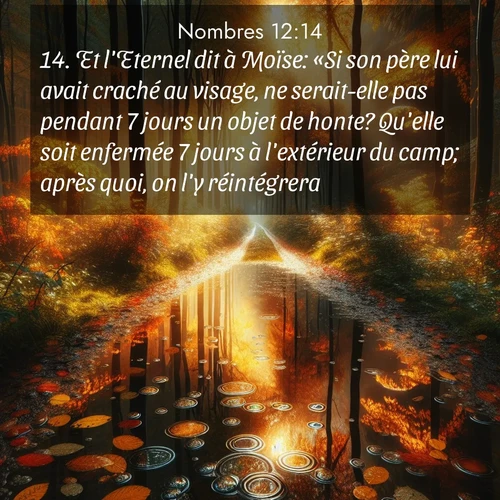 image nature avec verset biblique de la Bible