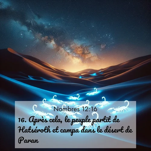 image nature avec verset biblique de la Bible