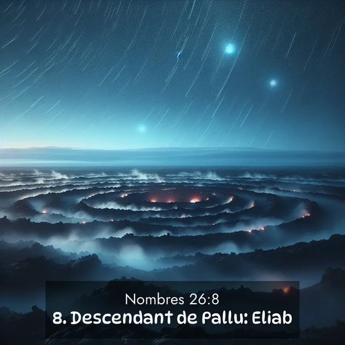 Segond21 Nombres  ; image nature: image avec le verset biblique :Descendant de Pallu: Eliab. ;  ; 26:8
