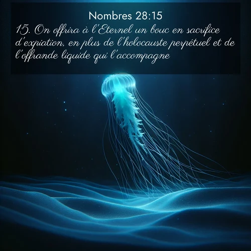 Segond21 Nombres  ; image nature: image avec le verset biblique :On offrira à l&#039;Eternel un bouc en sacrifice d&#039;expiation, en plus de l&#039;holocauste perpétuel et de l&#039;offrande liquide qui l&#039;accompagne. ;  ; 28:15