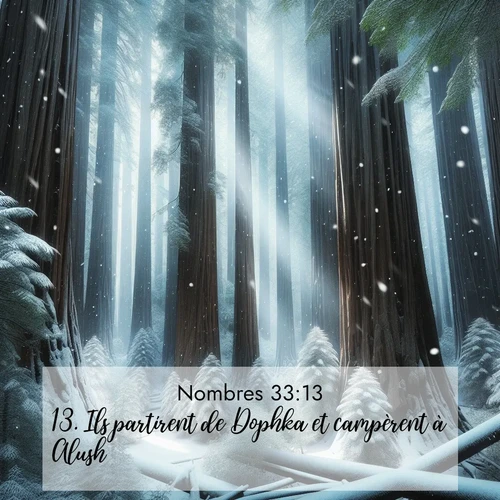 image nature avec verset biblique de la Bible