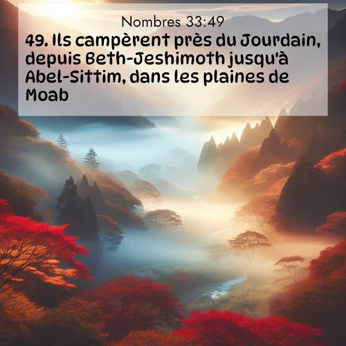 image nature avec verset biblique de la Bible