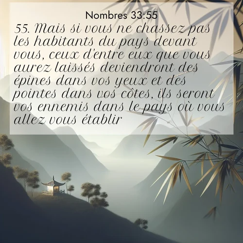 image nature avec verset biblique de la Bible
