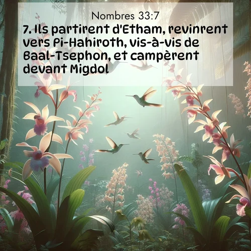 image nature avec verset biblique de la Bible