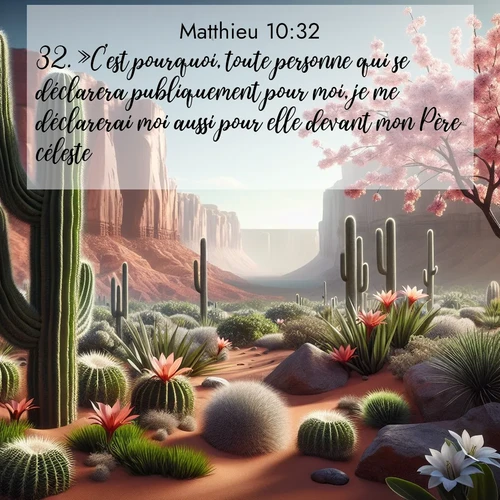 Segond21 Évangile selon Matthieu  ; image nature: image avec le verset biblique :»C&#039;est pourquoi, toute personne qui se déclarera publiquement pour moi, je me déclarerai moi aussi pour elle devant mon Père céleste; ;  ; 10:32
