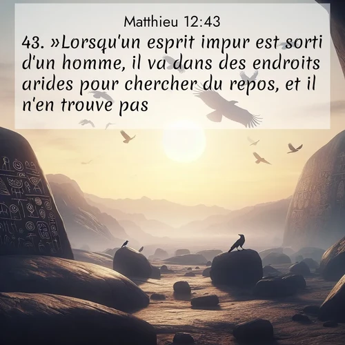 image nature avec verset biblique de la Bible