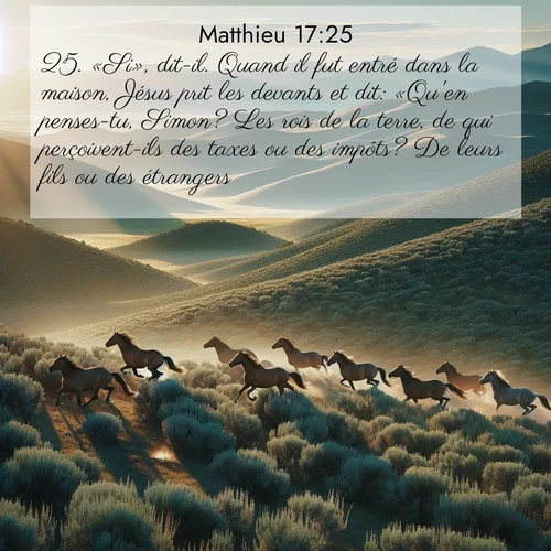 image nature avec verset biblique de la Bible
