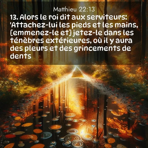 image nature avec verset biblique de la Bible