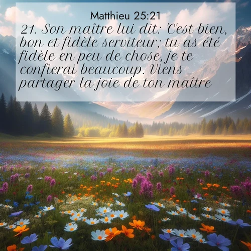 Images liées de la nature avec versets bibliques