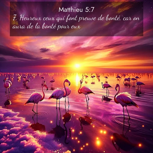 image nature avec verset biblique de la Bible