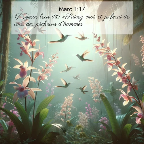 image nature avec verset biblique de la Bible