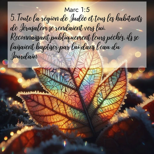 image nature avec verset biblique de la Bible