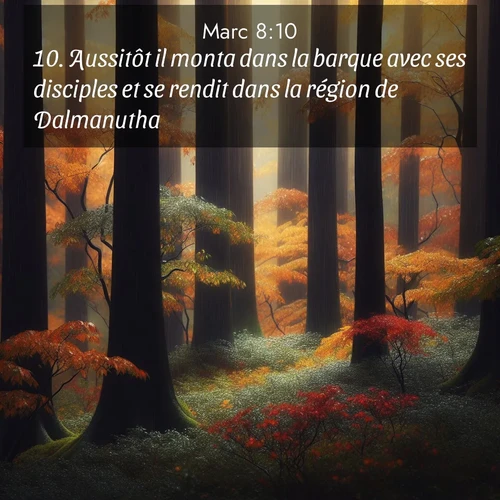 image nature avec verset biblique de la Bible