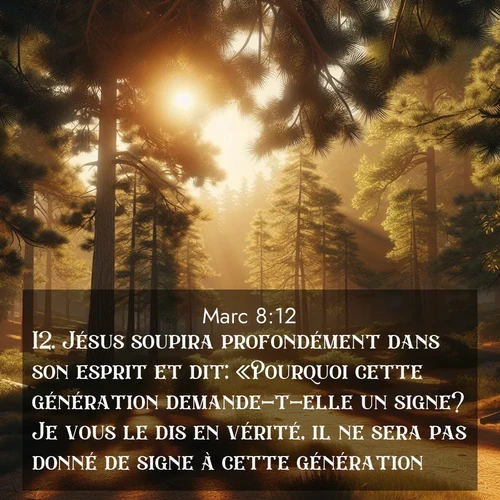 image nature avec verset biblique de la Bible