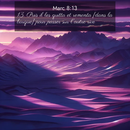 image nature avec verset biblique de la Bible