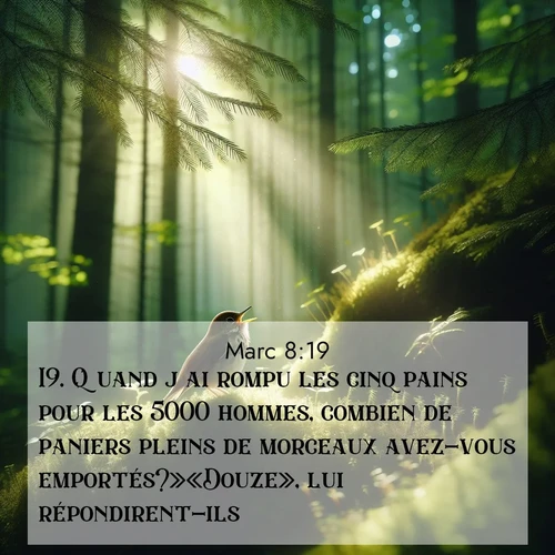 image nature avec verset biblique de la Bible