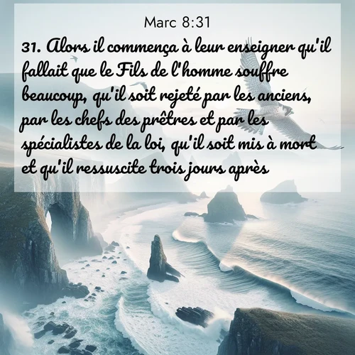 image nature avec verset biblique de la Bible
