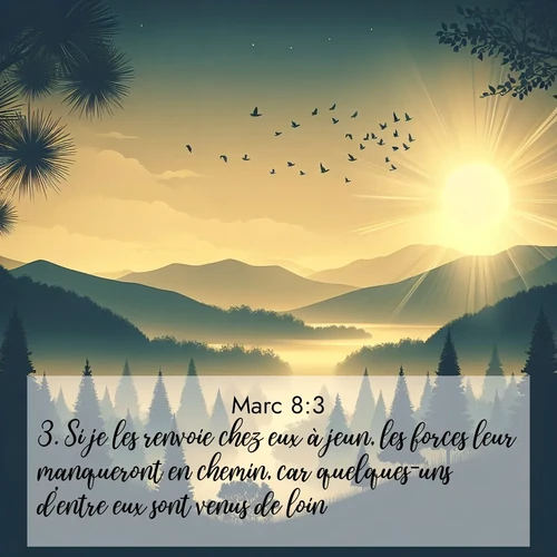 image nature avec verset biblique de la Bible