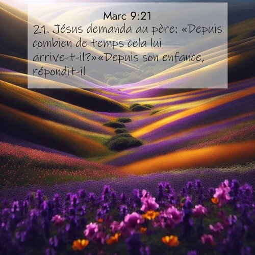 image nature avec verset biblique de la Bible