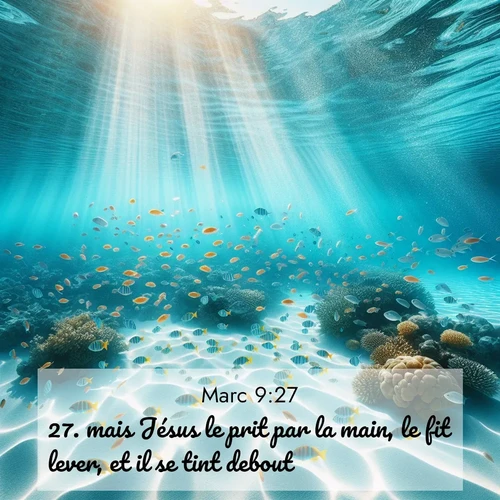 image nature avec verset biblique de la Bible