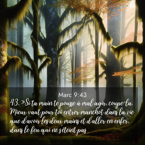image nature avec verset biblique de la Bible
