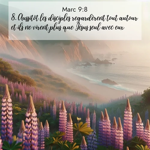 image nature avec verset biblique de la Bible