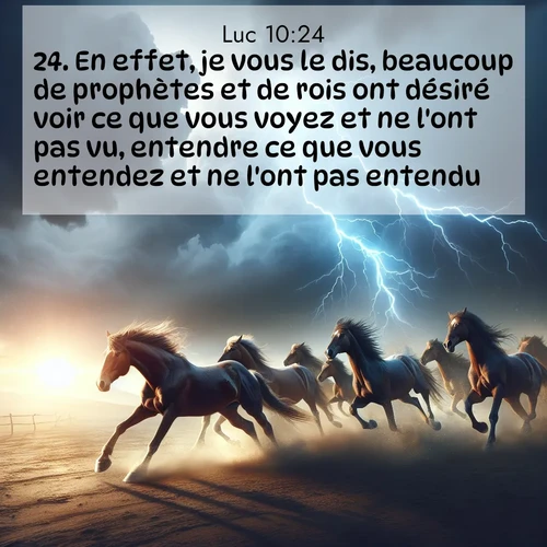 Segond21 Évangile selon Luc  ; image nature: image avec le verset biblique :En effet, je vous le dis, beaucoup de prophètes et de rois ont désiré voir ce que vous voyez et ne l&#039;ont pas vu, entendre ce que vous entendez et ne l&#039;ont pas entendu.» ;  ; 10:24