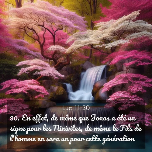 image nature avec verset biblique de la Bible