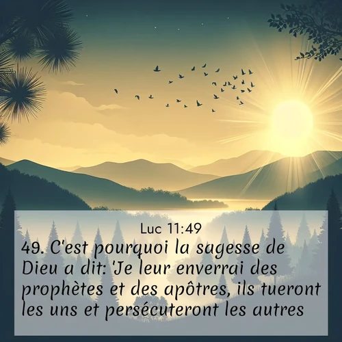 image nature avec verset biblique de la Bible